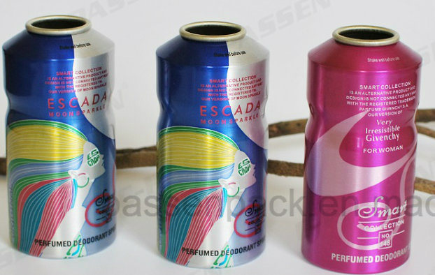 Aluminum Fragrance Perfume Aerosol Spray Can with Shaped Body (PPC-AAC-010)