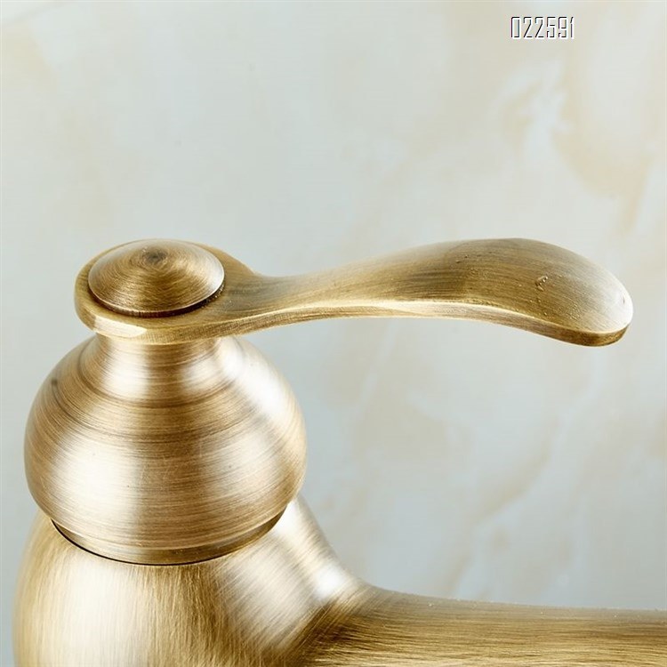 Luxury Copper Bathroom Accessories Tap Basin Faucet