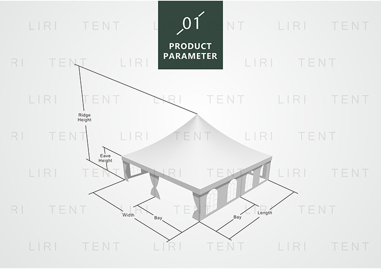 Wind Resistant Gazebo Canopy Tents for Temporary Mobile Public Toilets