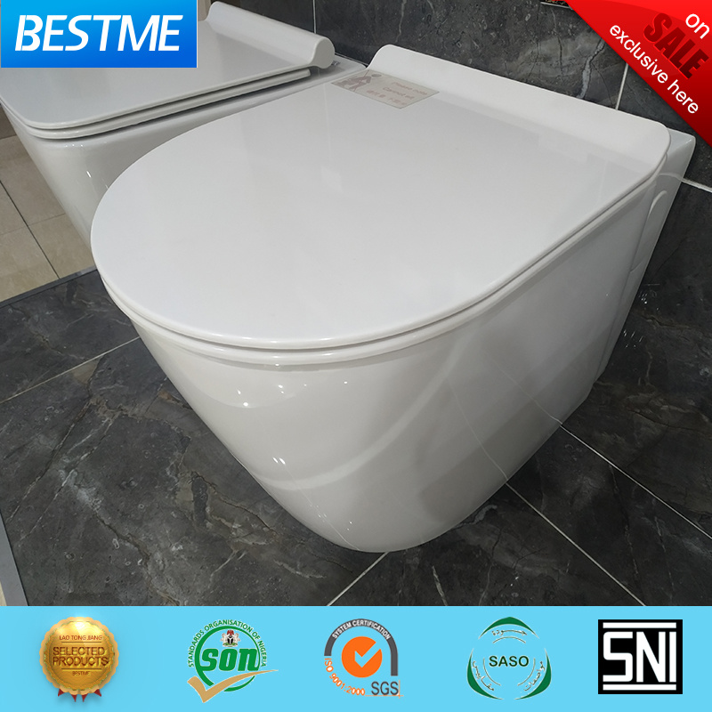 Sanitary Ware Wall Hung Water Closet Toilet Bowl (BC-1107D)