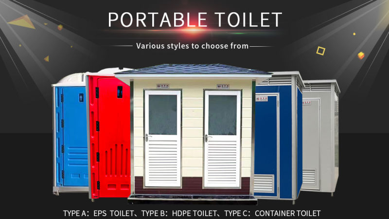 Beautiful Simple Clean Ready Made Durable Public Mobile Toilet