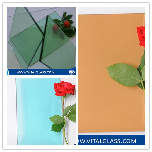 4-10mm Clear/Bronze/Golden Bronze/Tinted/Stained Float Tempered Glass