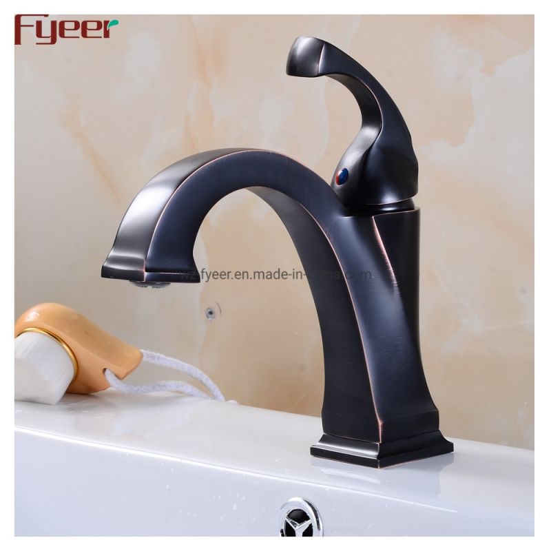 European Style Bronze Faucet Bathroom with Single Lever