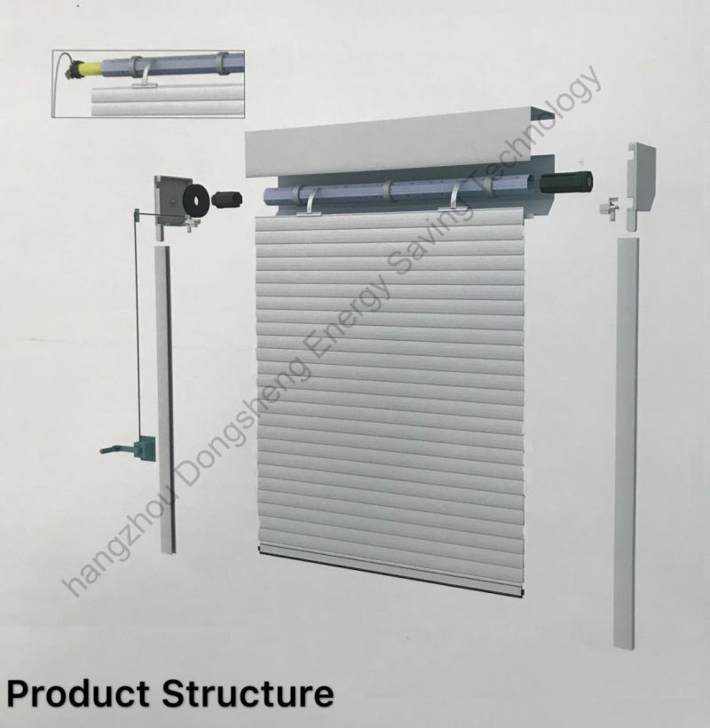 Roller Shutter Accessory, 45 Degree End Cap/Side Frame, Roller Shutter