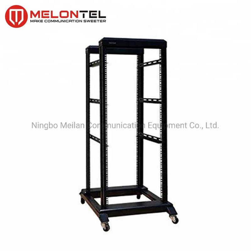 19 Inch 2 Column Open Rack Open Network Cabinet