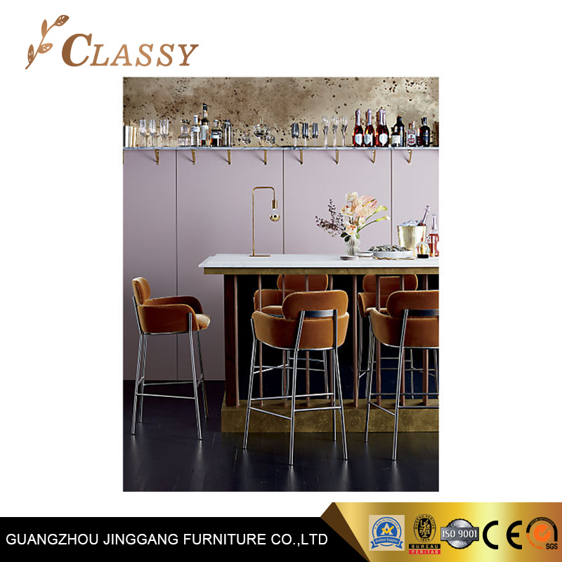 Contemporary Champagne Bar Stools