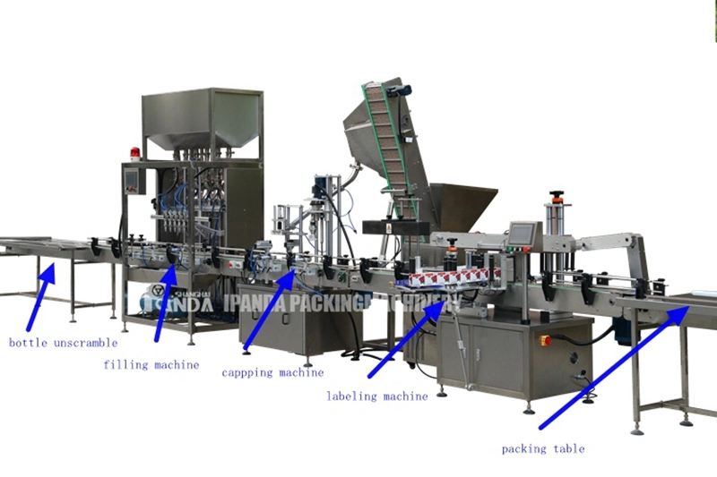 Automatic Toilet Cleaner Filling Machine with Capping and Labeling