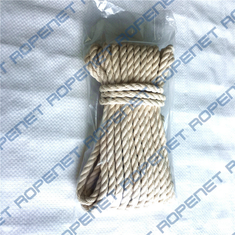 100% Cotton Fabric Type and Fabric Material Cotton Rope