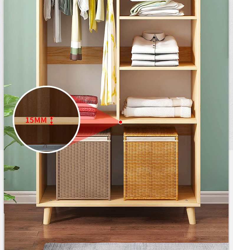 Wardrobe Home Furniture Bedroom Modern Simple Cabinet Lockers Wardrobe