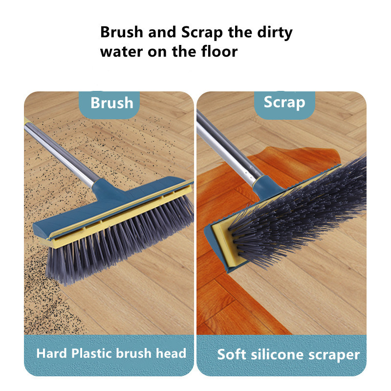 Floor Scrub Long Handle Cleaning Brush Bathroom Tub Brush