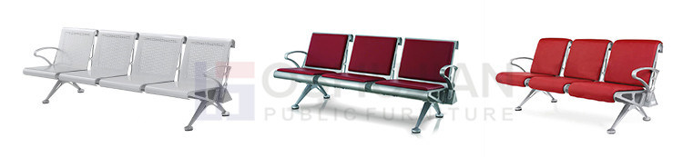 Commercial Public Furniture Aluminum Hospital Clinic Waiting Bench Seating Link Chair