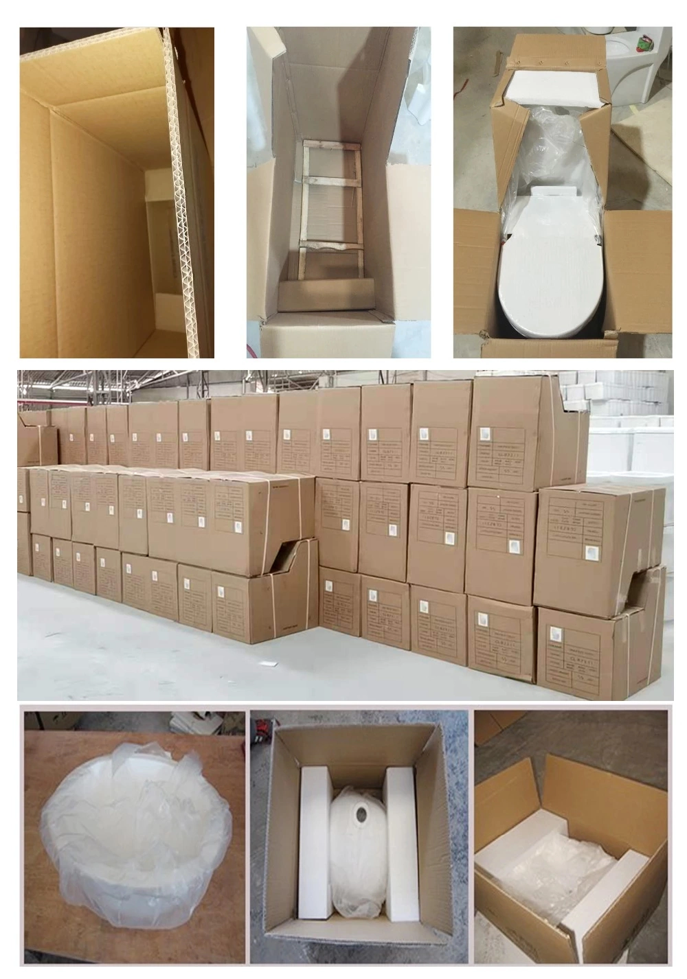 Libya Sanitary Ware Floor Mounted Installation Dual-Flush Toilet Set