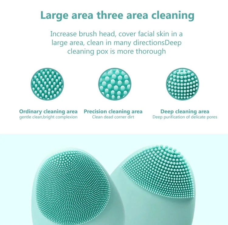 Best Automatic Face Cleansing Brush Silicone Face Brush