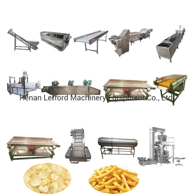 Cassava Plantain Banana Sweet Potato French Fried Chips Production Machinery