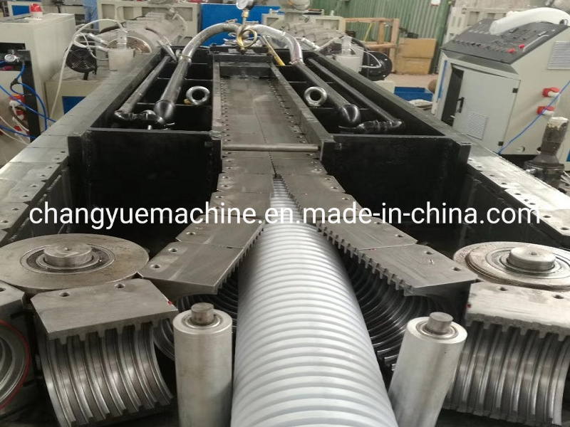 Latest Technology PVC Single Wall Corrugated Pipe Production Line