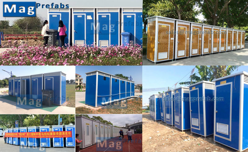 Big Size Customize Easy Installation Prefab Bathroom Mobile Shower Portable Toilet