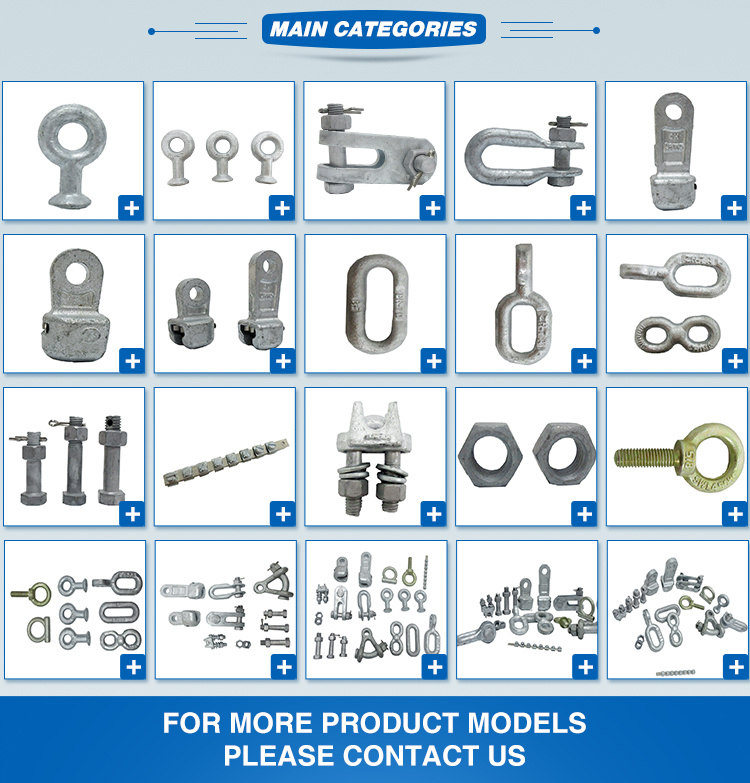 Bracket Arc Steel Suspension Anchor Clamp / Hanging Connector/ Bridge Cable Clamp