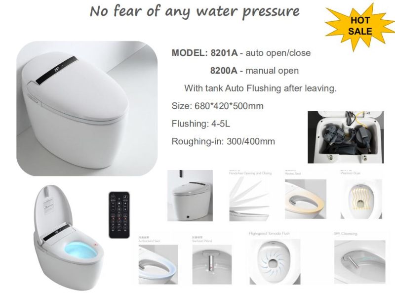 Intelligent Seat Cover with Electric Toilet Bidet