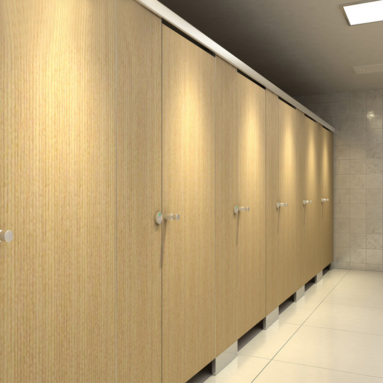 12mm Waterproof HPL Compact Phenolic Laminate Wc Toilet Partition Cubicle