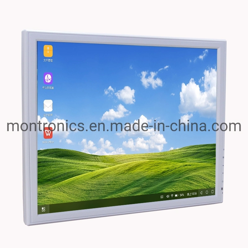 Capacitive 19 Inch Touch Screen Display 19 Inch White Plastic Shell Medical Display