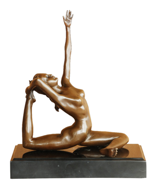 Naked Lady Desktop Decor Bronze Female Bronze and Sculptures