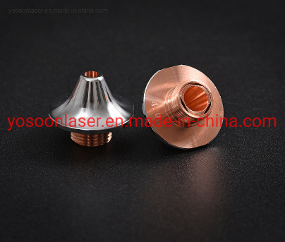 Dia 28mm*22mm Single/Double Layer Chrome Plating Amada Laser Nozzle