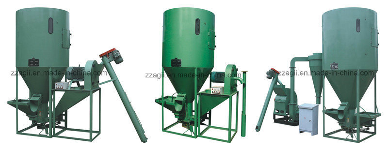 Industrial Farm Use Poultry Feed Mixer Grinder Machine Animal Blender Mixer