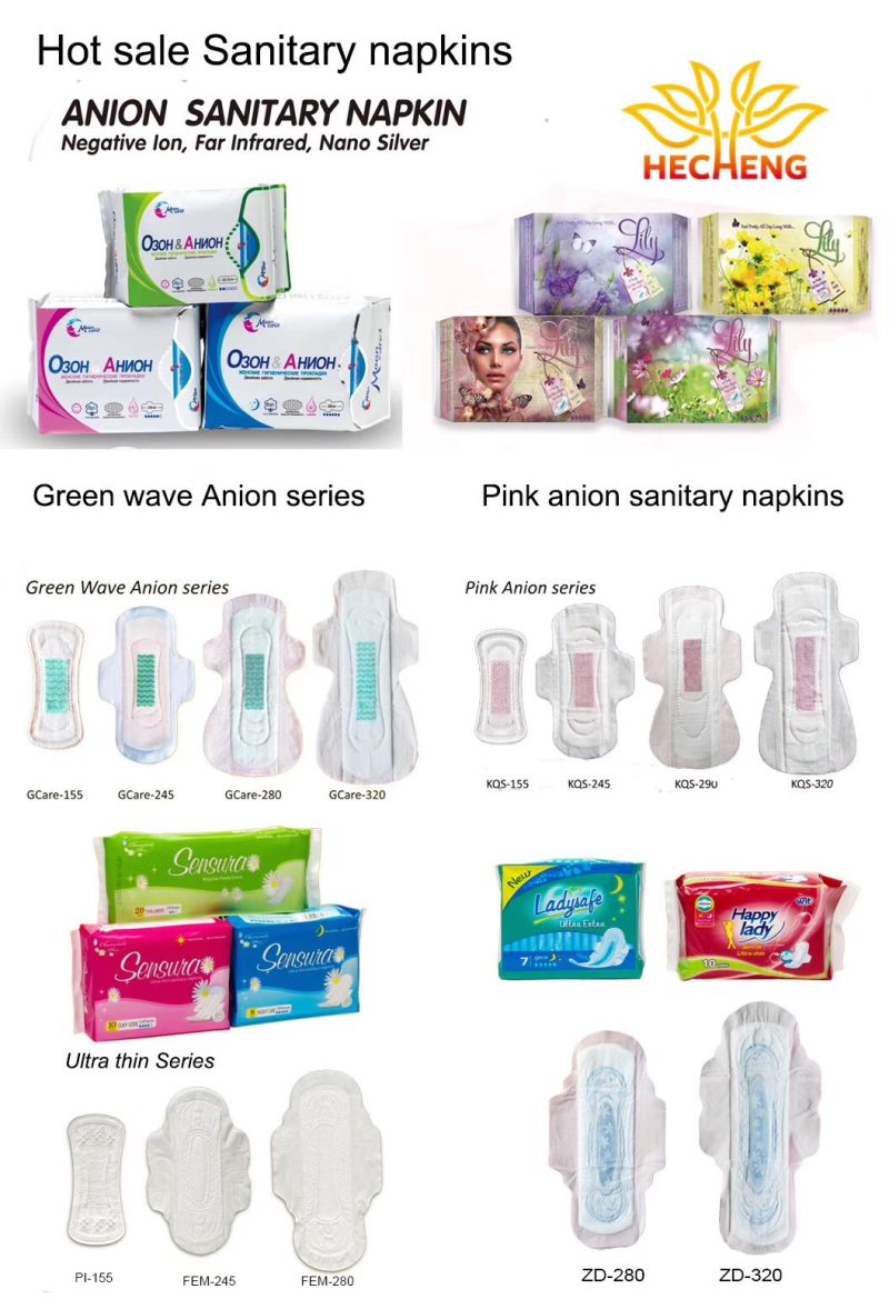 Macrocare Top Quality Disposable Cotton Women Soft Regular Cotton Sanitary Napkin