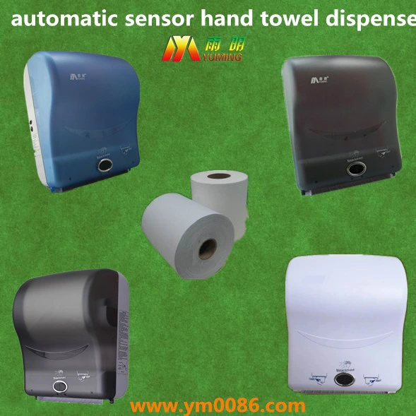 Plastic Touchless Automatic Toilet Hand Towel Paper Roll Wipe Tissue Dispenser