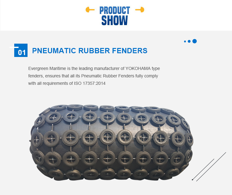 Marine Pneumatic Rubber Fender Inflatable Fender for Ship Use