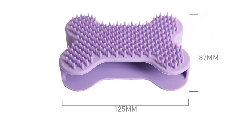 Silicon Factory Directly Provide Pet Cat Dog Massage Shampoo Bathing Brush