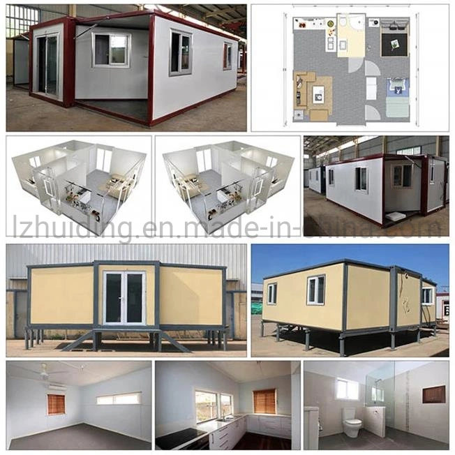 Luxury Prefabricated Wooden Prefab Modular Caravan Modular Container Living House with Mobile Toilet