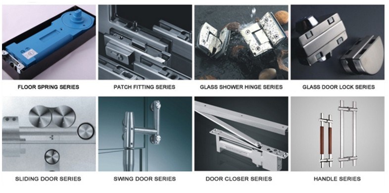 Back to Back Tubular Shower Door Pull Glass Door Handle