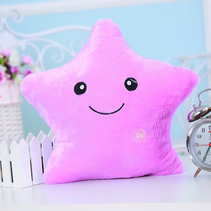 LED Light Cushion Plush Smiley Pillow Cushion LED Emoji Cushion