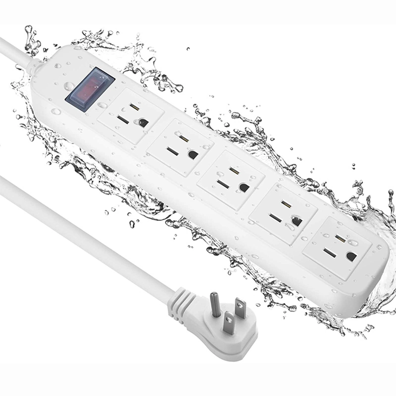 Waterproof Power Strip for Smart Toilet with Anti-Shock Effect