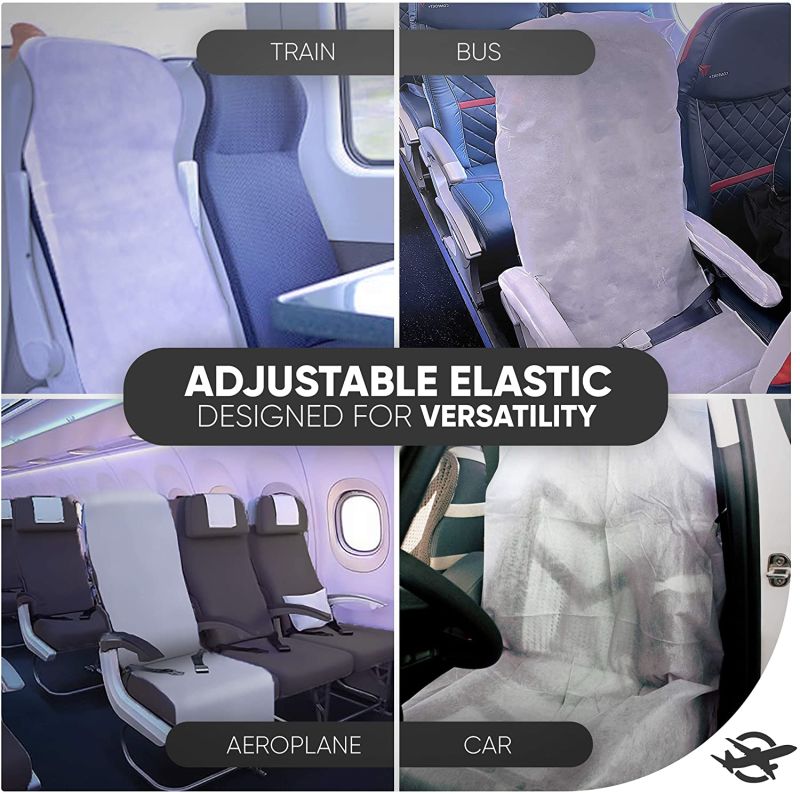 Airplane Seat Covers (2 Disposable Covers Per Package)