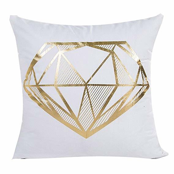 Gold Printing Cushion with Fashion Designs