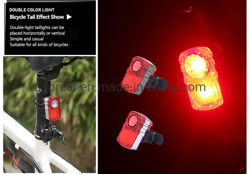 USB Charging Bicycle Bike Torch LED Bicycle Tail Light Rear