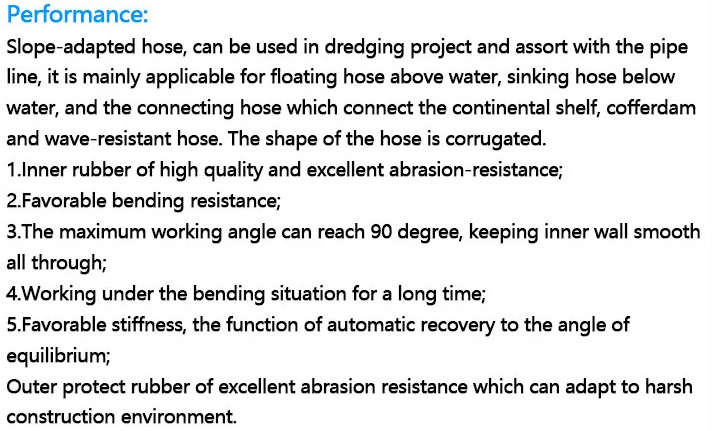 Flexible Dredge Hose for Concrete Pump Discharge Hose