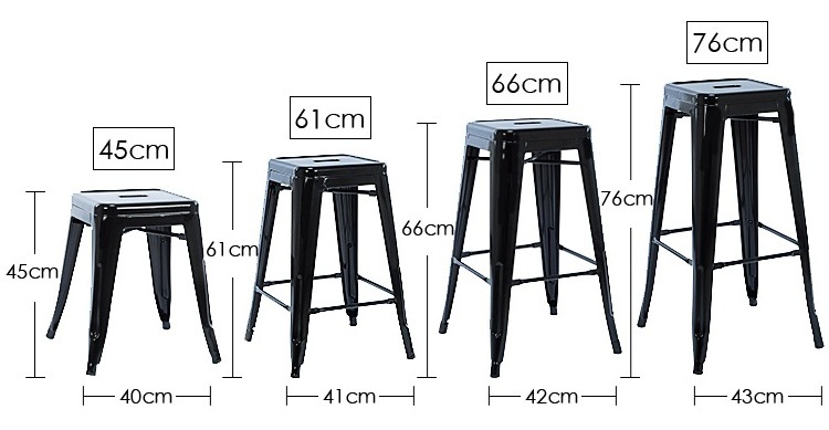 Tabouret De Bar Tolix Noir Tolixs Tabouret H75 Outdoor Bar Stool Coloured Tolixs