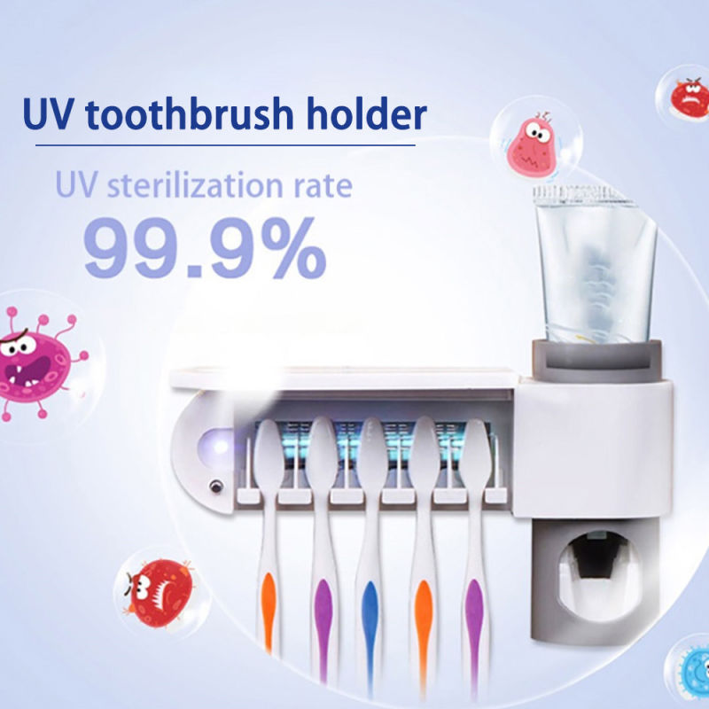 Toothbrush Sterilizer Automatic Toothpaste Antibacteria UV Light