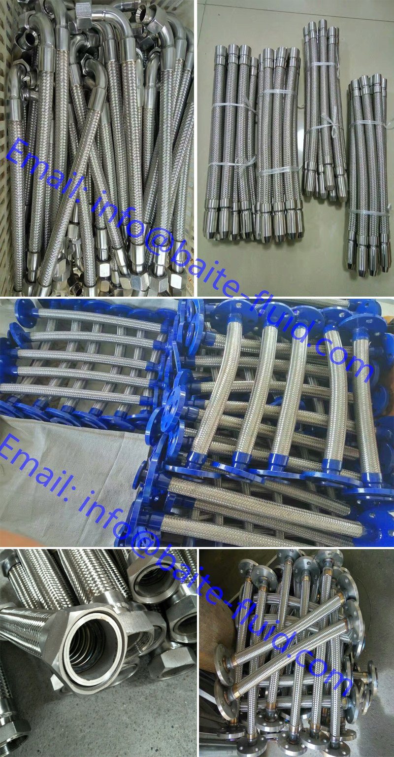 Stainless Steel Metal Flexible Hose Single Lock Hose Flexible Water Hose