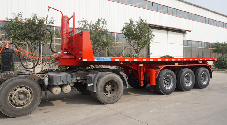 Titan 3 Axle Self Dumping Flatbed Rear End Dump Trailer