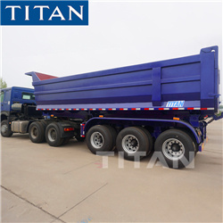 Titan 3 Axle Self Dumping Flatbed Rear End Dump Trailer