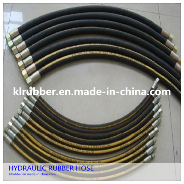 SAE100 R1 Oil Resistance Flexible Hydraulic Hose for Construction Machinery