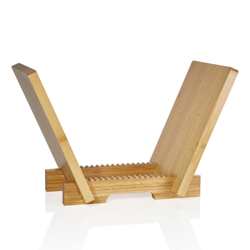 Natural Bamboo Record Holder for 45 / 7&rdquor; and 33 / 12&rdquor; Bd-3005