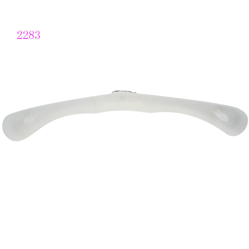 White Plastic Men Suit Clothes Hangers with Pants Bar