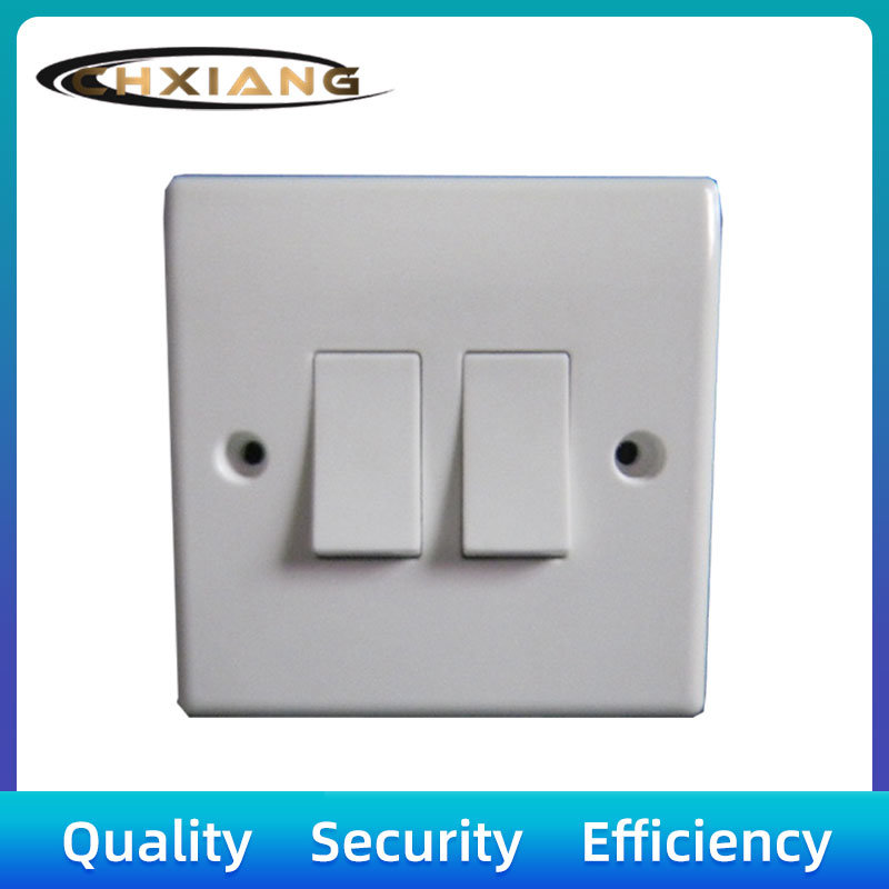 BS 13A 2gang Sp Electrical Wall Switch Socket for Dubai