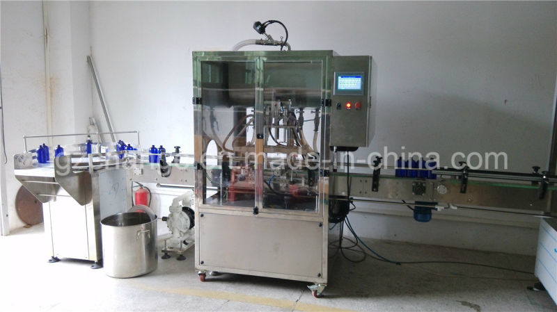 Shampoo Detergent Bodylotion Hair Conditioner Filling Capping Labeling Machine