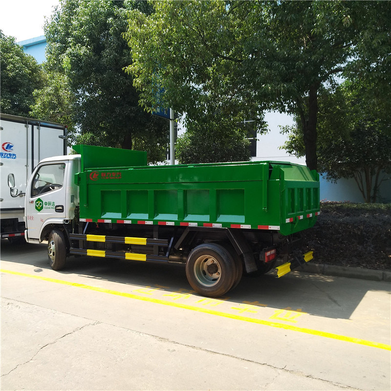 Dongfeng Small 4tons 5tons Brand New Rear Loader Hydraulic Dump Garbage Truck